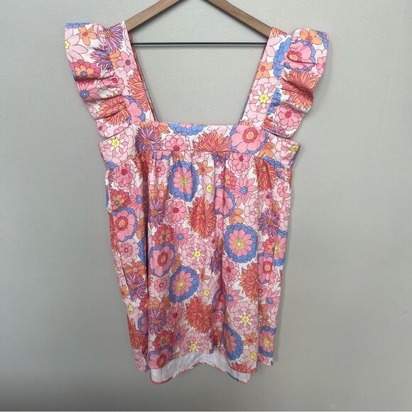 Tuckernuck x Cameran Eubanks Wimberly Folly Floral Hazel Linen Dress Size Large - Picture 9 of 16